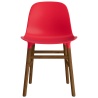 Bright red / Walnut – Form Chair - Normann Copenhagen