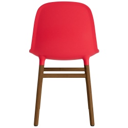 Bright red / Walnut – Form Chair - Normann Copenhagen