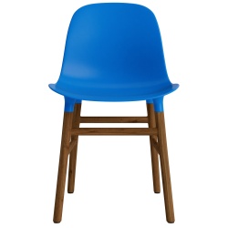 Bleu vif / Noyer – Chaise Form - Normann Copenhagen