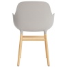 Warm grey / Oak  – Form Chair with armrests - Normann Copenhagen