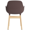 Brown / Oak  – Form Chair with armrests - Normann Copenhagen