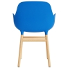 Bright blue / Oak  – Form Chair with armrests - Normann Copenhagen