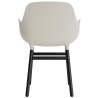 Light grey / Black lacquered oak – Form Chair with armrests - Normann Copenhagen