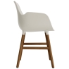 Light grey / Walnut  – Form Chair with armrests - Normann Copenhagen