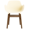 Cream / Walnut  – Form Chair with armrests - Normann Copenhagen