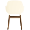 Cream / Walnut  – Form Chair with armrests - Normann Copenhagen