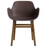 Brown / Walnut  – Form Chair with armrests - Normann Copenhagen