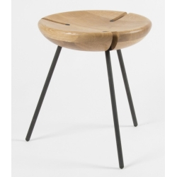 Tribo stool - Phosphated steel - H40 cm - Objekto