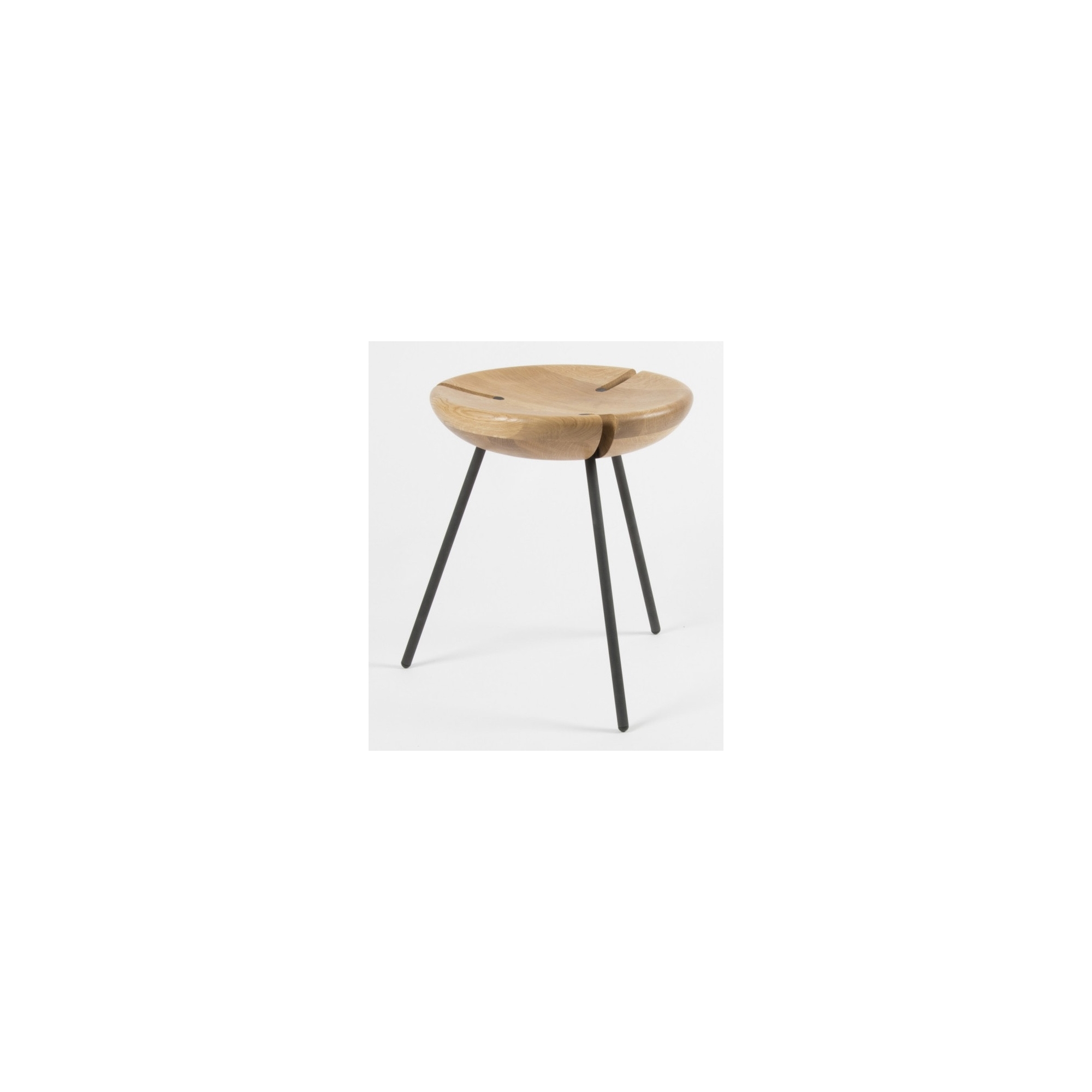 Tribo stool - Phosphated steel - H40 cm - Objekto