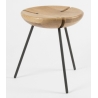 Tribo stool - Phosphated steel - H40 cm - Objekto