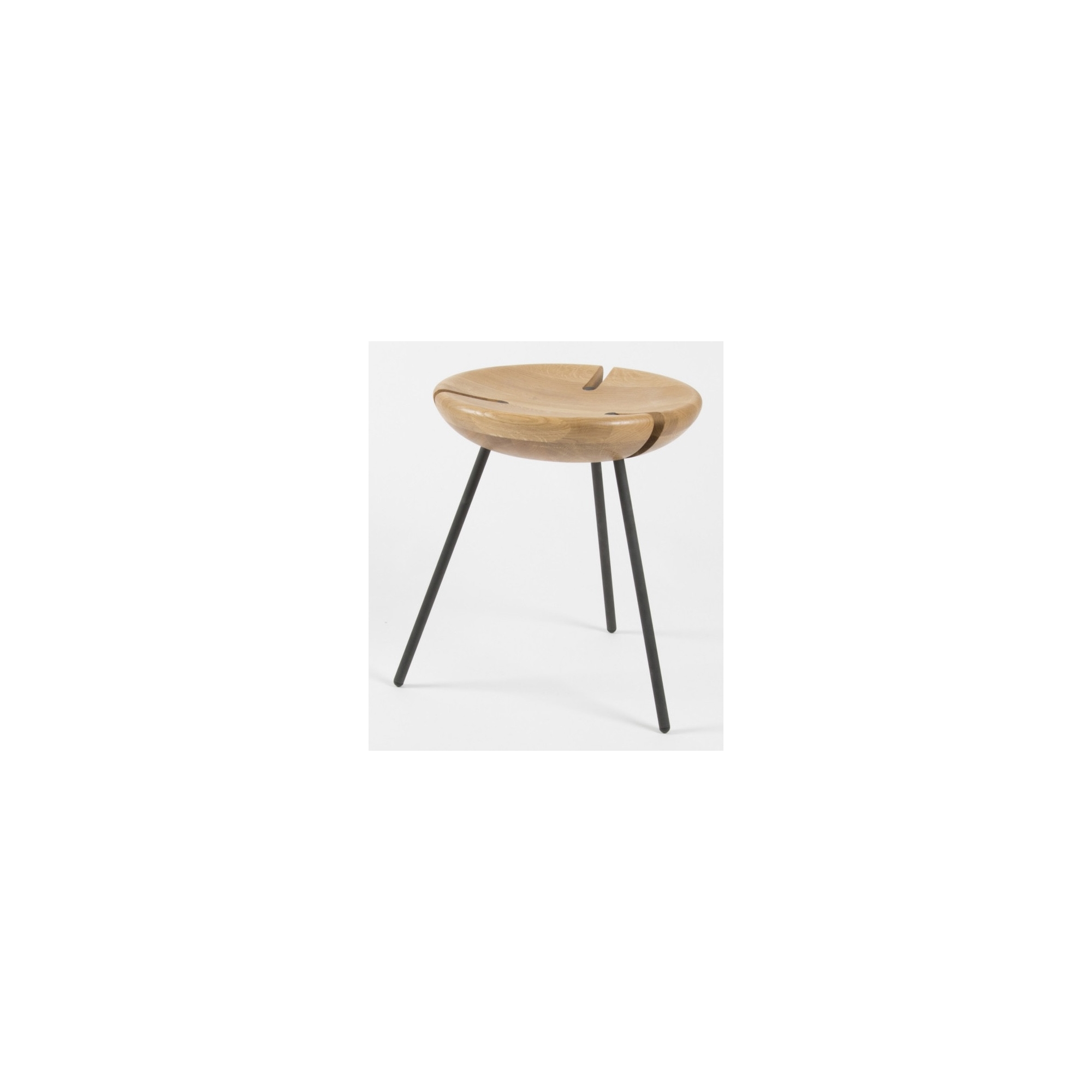 Tribo stool - Phosphated steel - H45 cm - Objekto