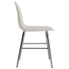 Light grey / chrome – Form Chair - Normann Copenhagen