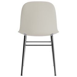 Light grey / chrome – Form Chair - Normann Copenhagen