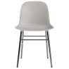 Warm grey / chrome – Form Chair - Normann Copenhagen