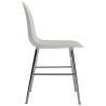 Gris chaud / chrome – Chaise Form - Normann Copenhagen