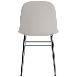 Warm grey / chrome – Form Chair - Normann Copenhagen