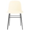 Cream / chrome – Form Chair - Normann Copenhagen