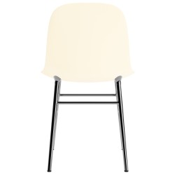 Cream / chrome – Form Chair - Normann Copenhagen