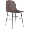 Brown / chrome – Form Chair - Normann Copenhagen