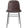 Brown / chrome – Form Chair - Normann Copenhagen