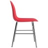 Rouge vif / chrome – Chaise Form - Normann Copenhagen