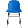 Bright bleu / chrome – Form Chair - Normann Copenhagen