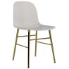 Warm grey / brass – Form Chair - Normann Copenhagen