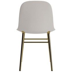 Warm grey / brass – Form Chair - Normann Copenhagen