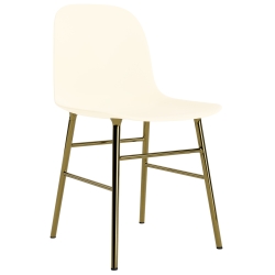 Cream / brass – Form Chair - Normann Copenhagen