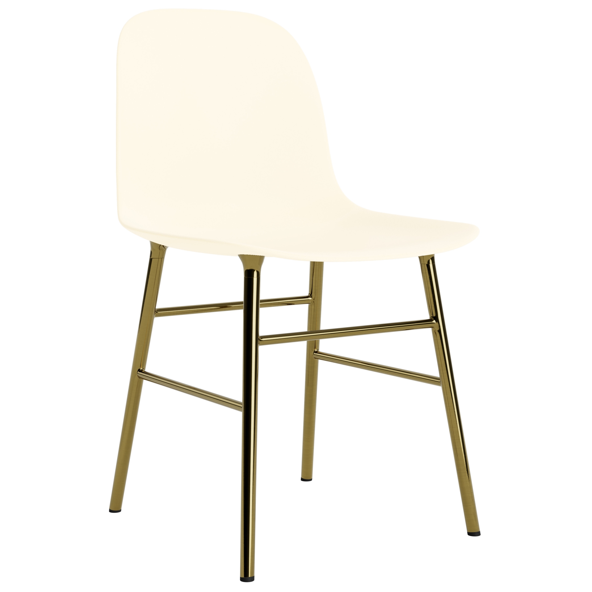 Cream / brass – Form Chair - Normann Copenhagen