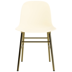 Crème / laiton – Chaise Form - Normann Copenhagen