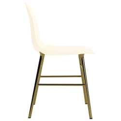 Cream / brass – Form Chair - Normann Copenhagen