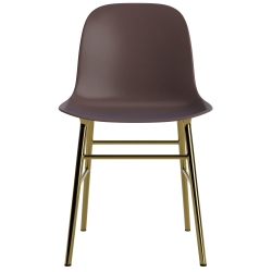 Brown / brass – Form Chair - Normann Copenhagen