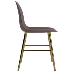 Brown / brass – Form Chair - Normann Copenhagen