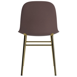 Brown / brass – Form Chair - Normann Copenhagen