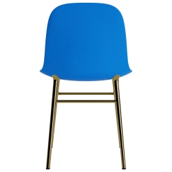 Bleu vif / laiton – Chaise Form - Normann Copenhagen