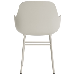 gris clair / gris clair – Chaise Form avec accoudoirs - Normann Copenhagen