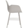 Warm grey / warm grey – Form Chair with armrests - Normann Copenhagen