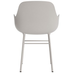 Warm grey / warm grey – Form Chair with armrests - Normann Copenhagen