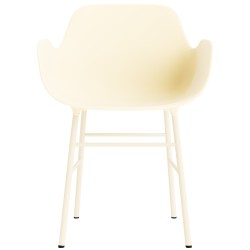 Crème / crème – Chaise Form avec accoudoirs - Normann Copenhagen