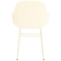 Cream / cream – Form Chair with armrests - Normann Copenhagen