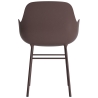 Brown / brown – Form Chair with armrests - Normann Copenhagen