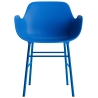 Bleu vif / bleu vif – Chaise Form avec accoudoirs - Normann Copenhagen