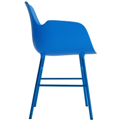 Bleu vif / bleu vif – Chaise Form avec accoudoirs - Normann Copenhagen