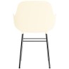 Cream / chrome – Form Chair with armrests - Normann Copenhagen