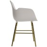 Warm grey / brass – Form Chair - Normann Copenhagen