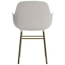 Warm grey / brass – Form Chair - Normann Copenhagen