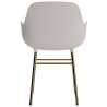 Warm grey / brass – Form Chair - Normann Copenhagen