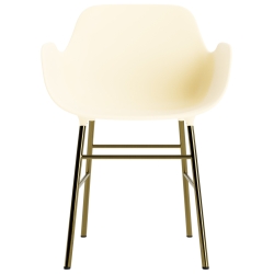 Crème / laiton – Chaise Form - Normann Copenhagen