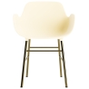 Cream / brass – Form Chair - Normann Copenhagen